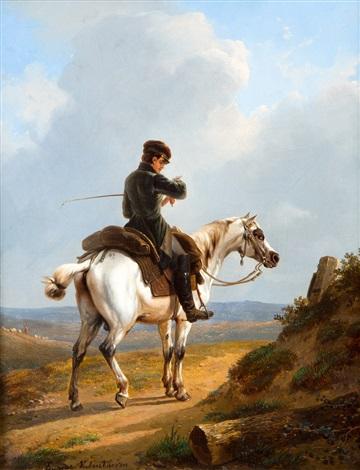 Falconry by Eugène Verboeckhoven (Belgian, 1799–1881)