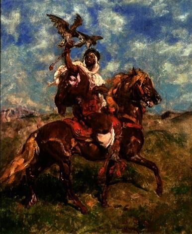 The Falconer with red saddle, 1927 by Henri Emilien Rousseau (French, 1875-1933)
